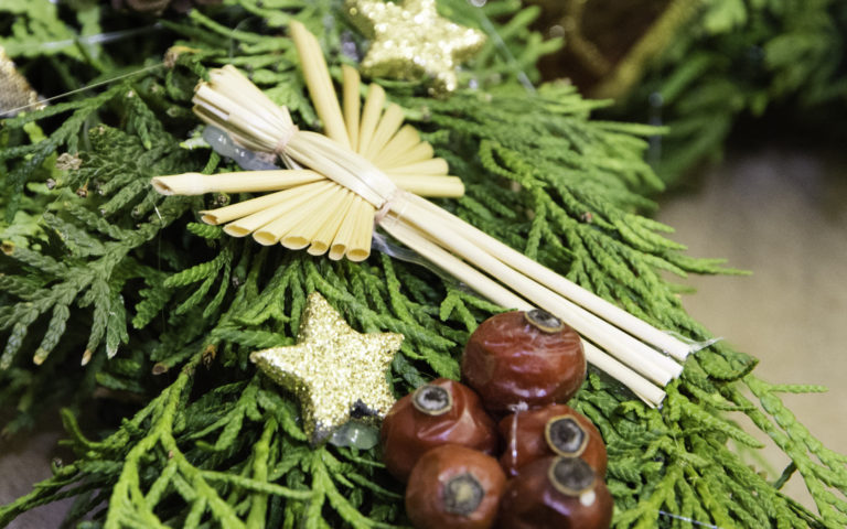 Výroba adventních věnců