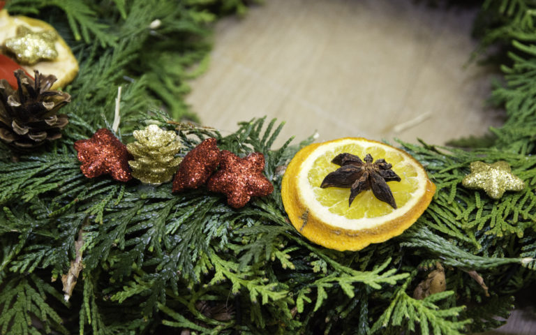 Výroba adventních věnců