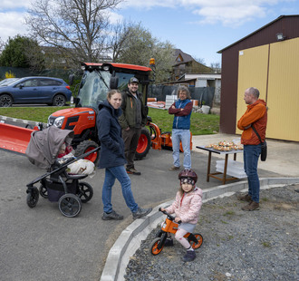 Představení nového obecního traktůrku