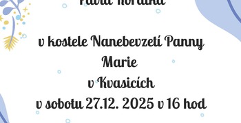 Vánoční pozdravení s cimbálovou muzikou Pavla Kordíka