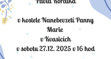 Vánoční pozdravení s cimbálovou muzikou Pavla Kordíka