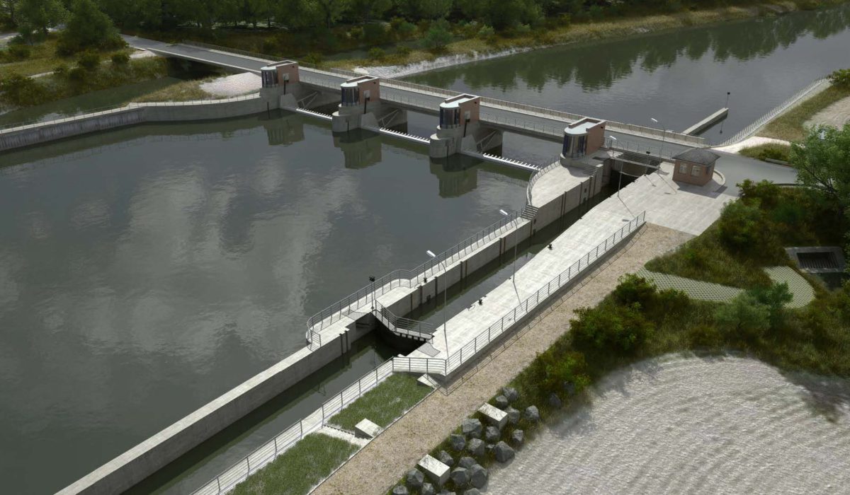 Plavební komora, studie