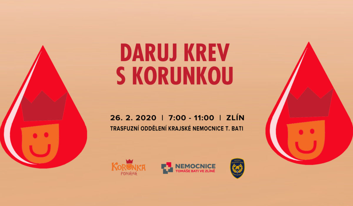 Daruj krev s Korunkou
