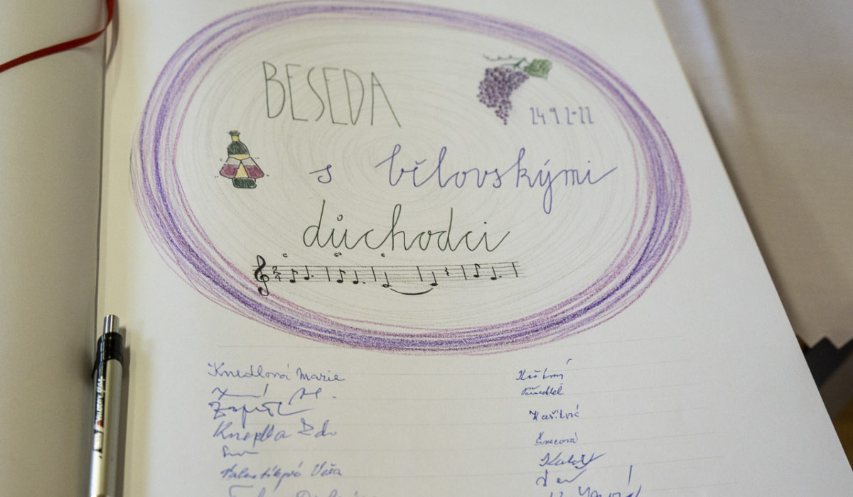 Beseda s důchodci