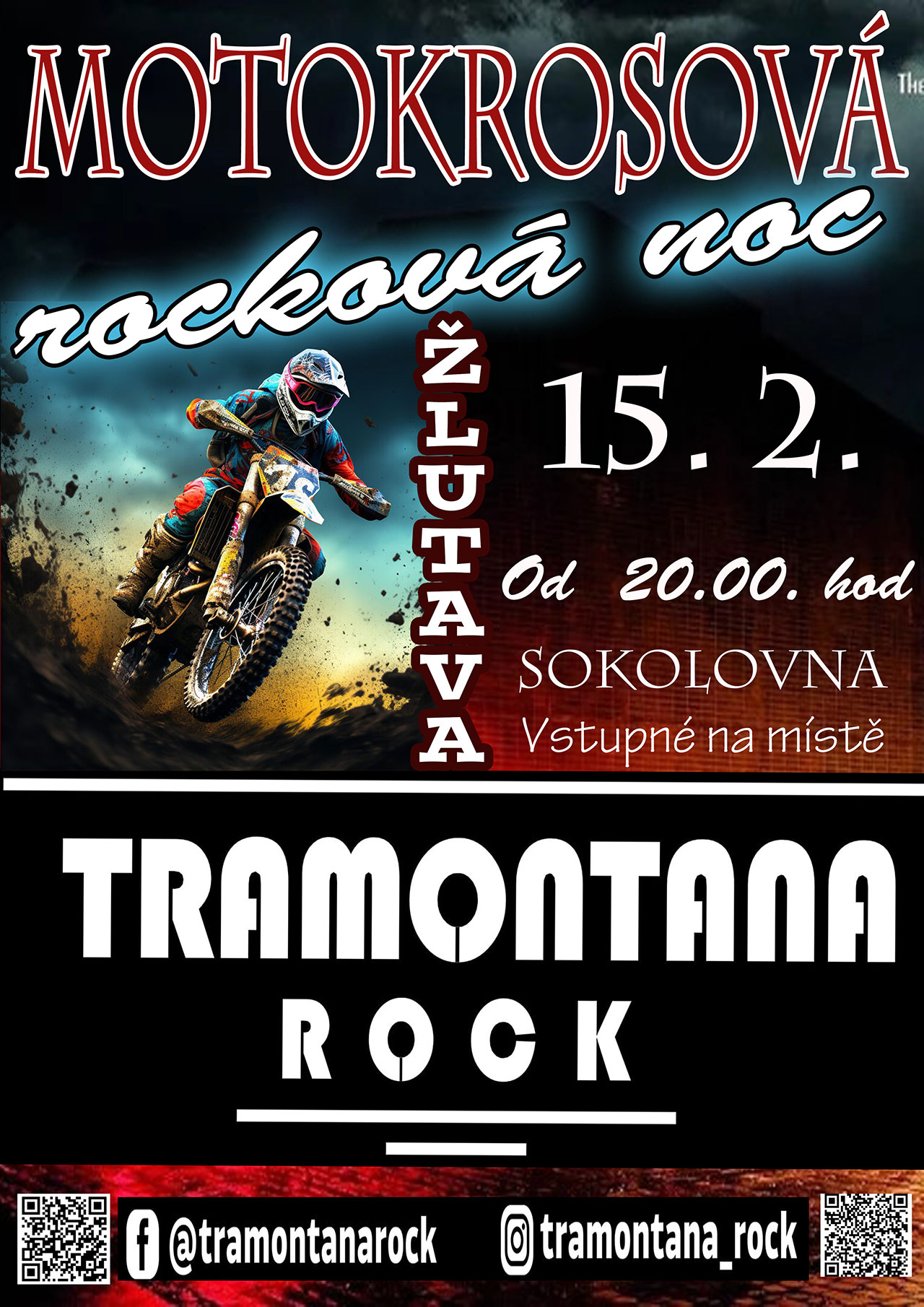 Motokrosová rocková noc