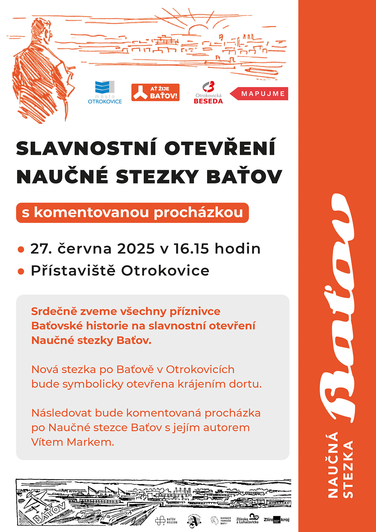 Slavnostní otevření naučné stezky Baťov