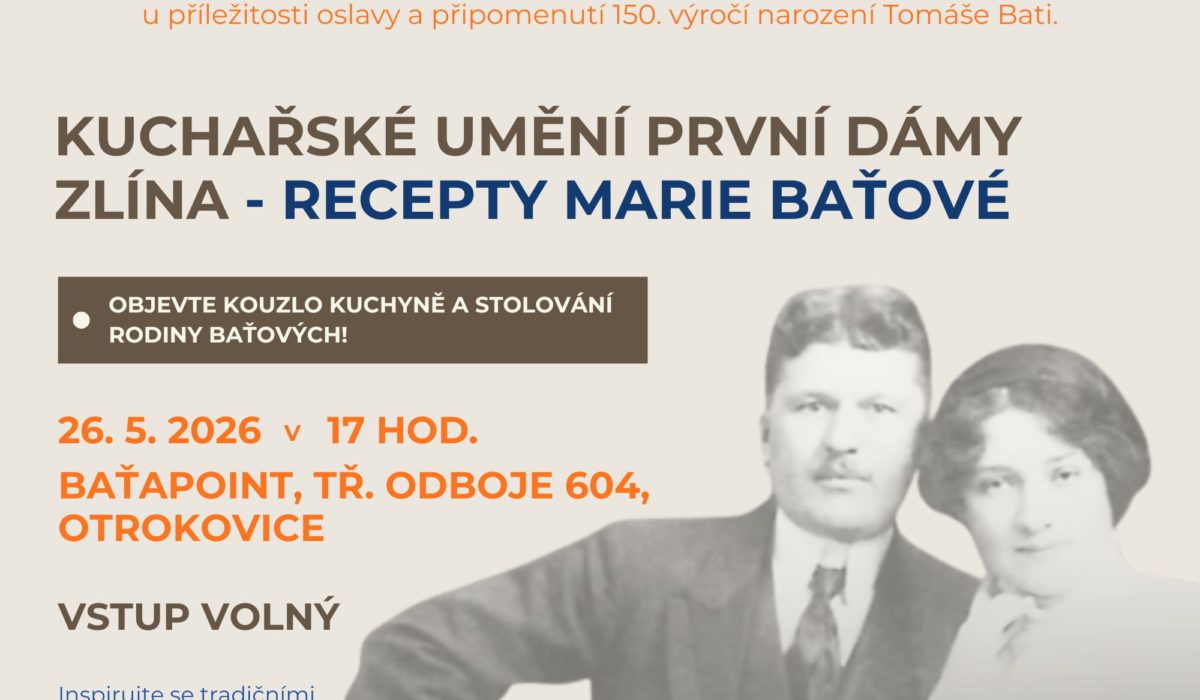 Kuchařské umění první dámy Zlína – recepty Marie Baťové
